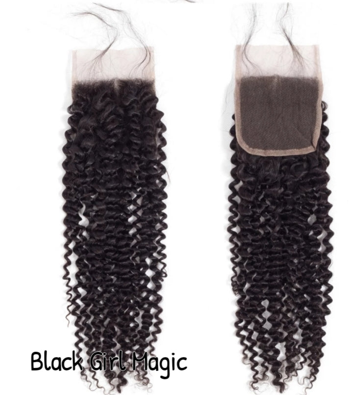 Black Curl Magic Closure