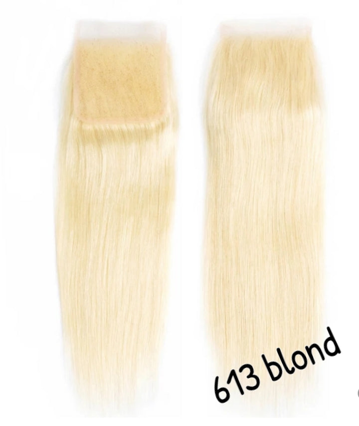 613 Blond Closure